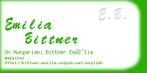 emilia bittner business card